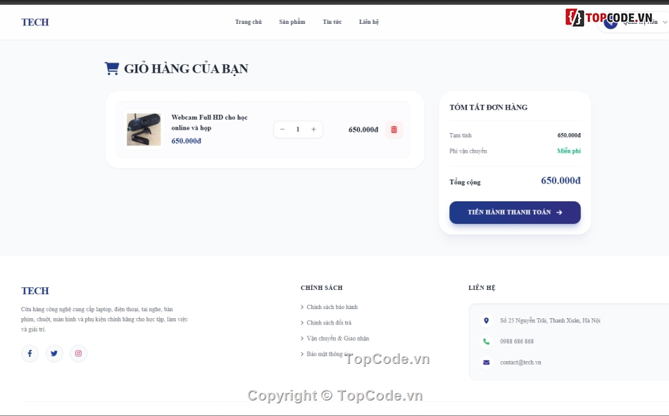 Website bán hàng,Web bán hàng,công nghệ